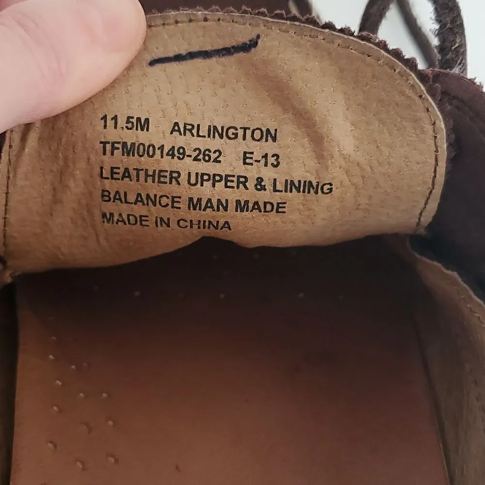 Tommy Bahama Arlington Boat Brown Leather Shoes Men’s Sz 11.5 M